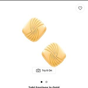 Heaven Mayham gold Tabi earrings